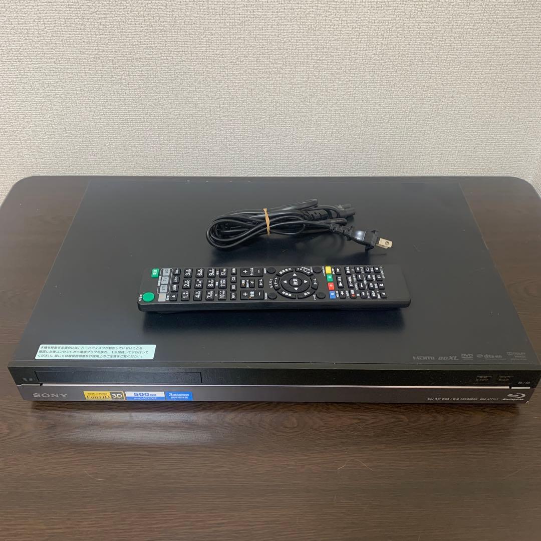 SONY BDZ-AT770T 500GB 2番組同時録画　動作確認済み