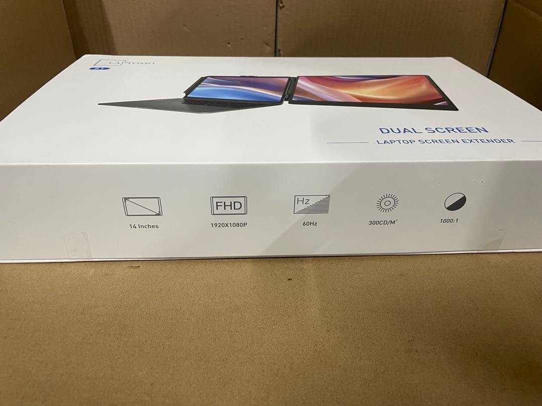 デュアルモニター 14インチ FHD 1080P IPS ポータブルモニター