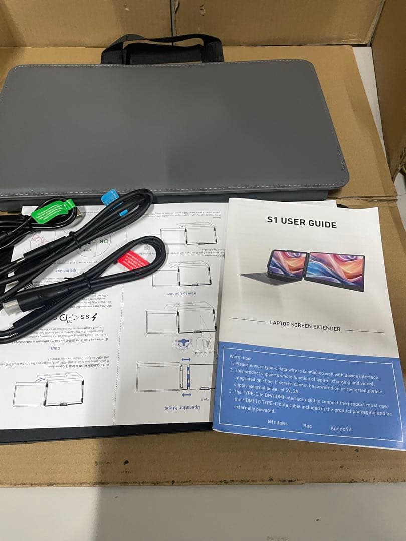 デュアルモニター 14インチ FHD 1080P IPS ポータブルモニター