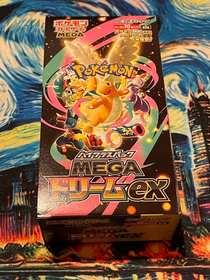 ポケモンカードゲーム MEGAドリームex シュリンク無　新品、未開封