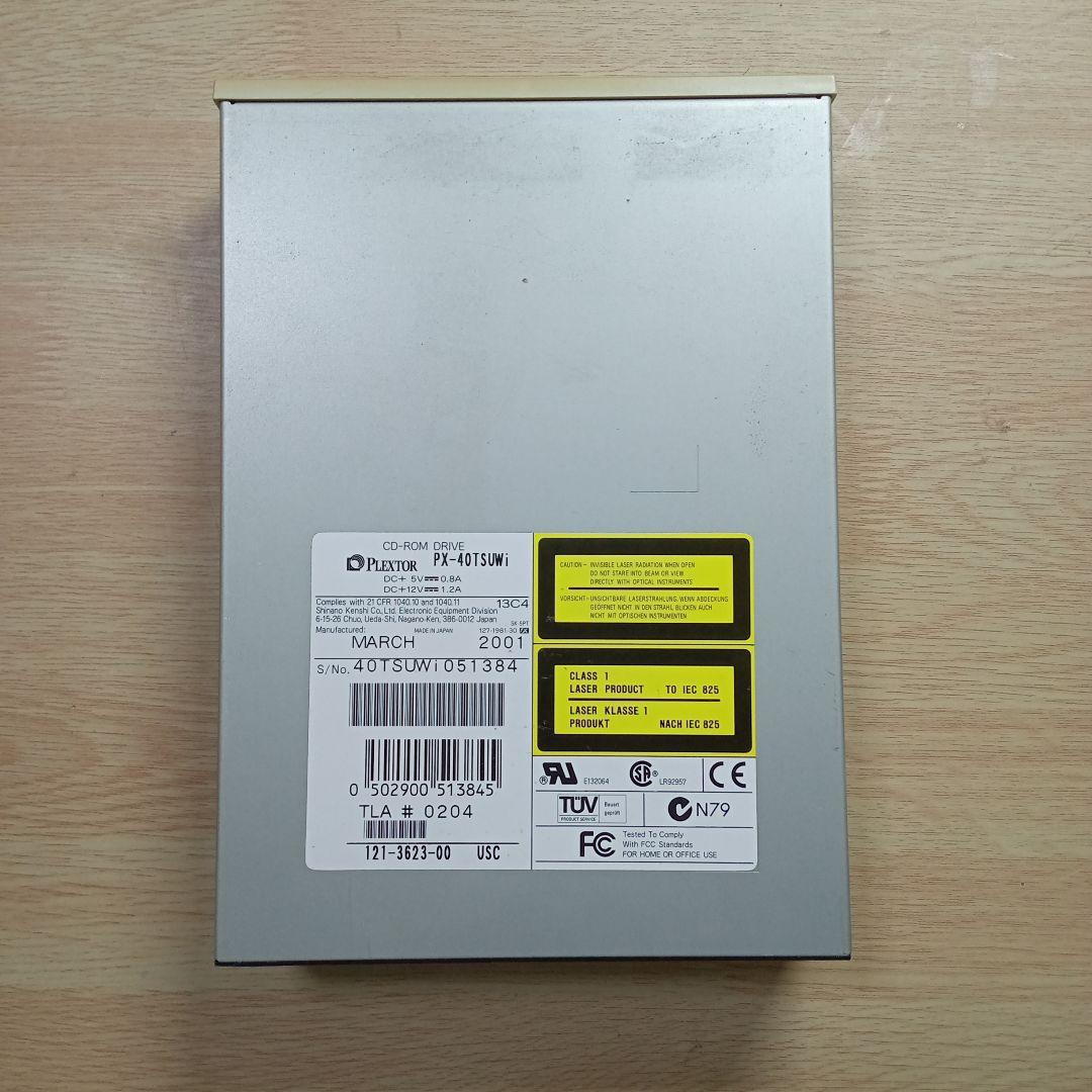 YAMAHA CDR100 Plextor PX-40TSUWi 動作未確認