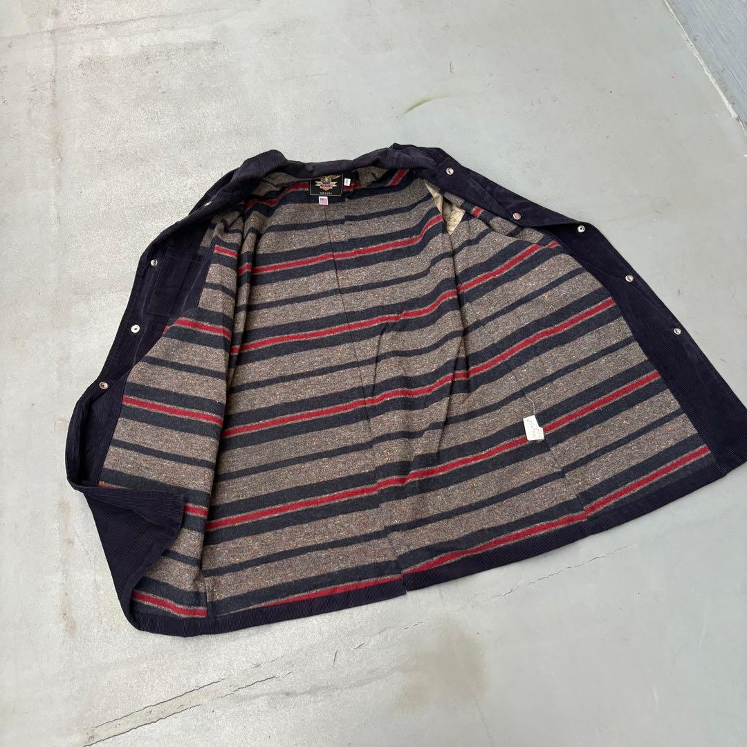 Michael classic apparel USA製 ショップコート　紺色