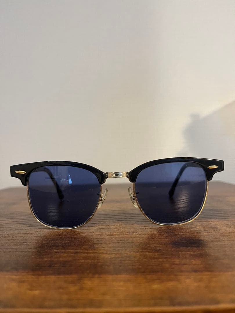 希少 Ray-Ban B&L USA製 CLUBMASTER ボーイズマーケット