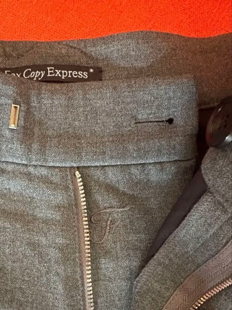 fax copy express スラックス　グレー