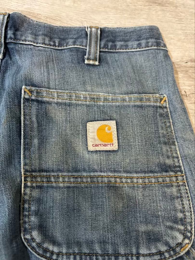 スパム　359 Carhartt ダブルニー デニムB06 フェード極上