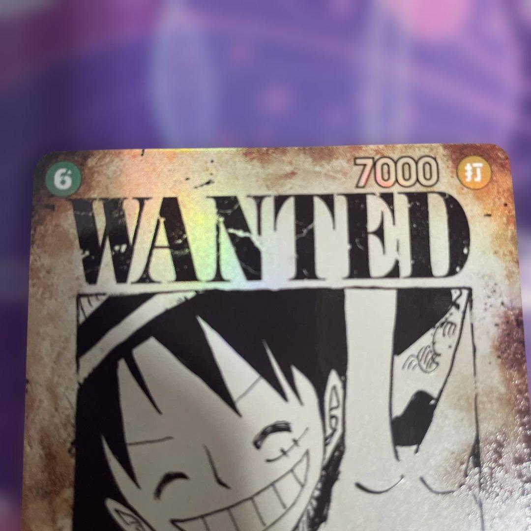 ワンピース カード モンキー・D・ルフィ 7000 手配書　sp