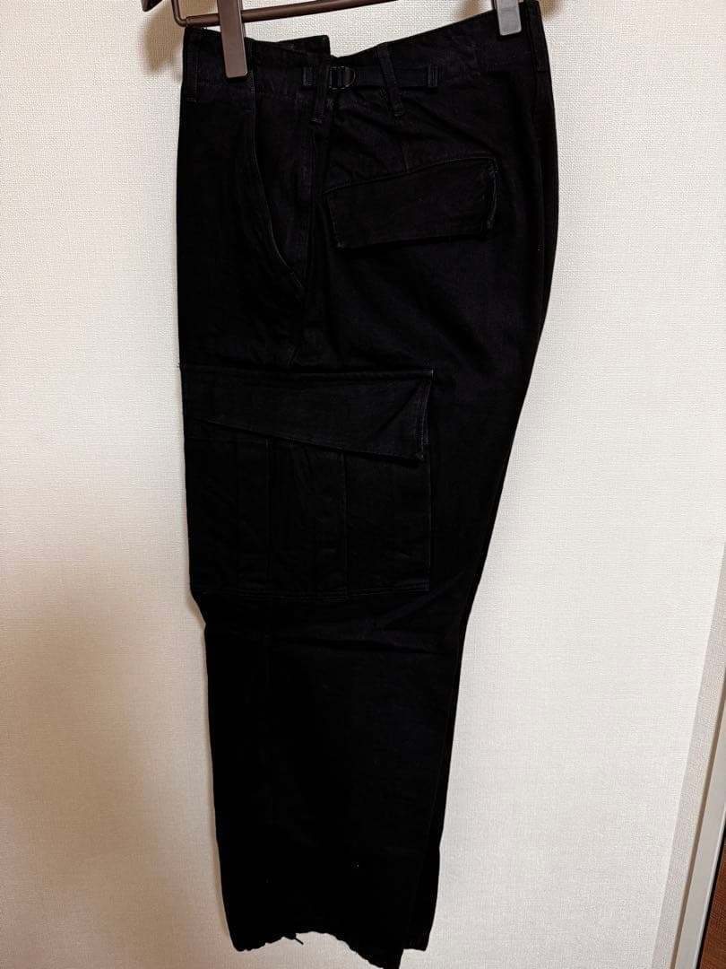 美品　COMOLI　ブラックデニム B.D.Uパンツ2