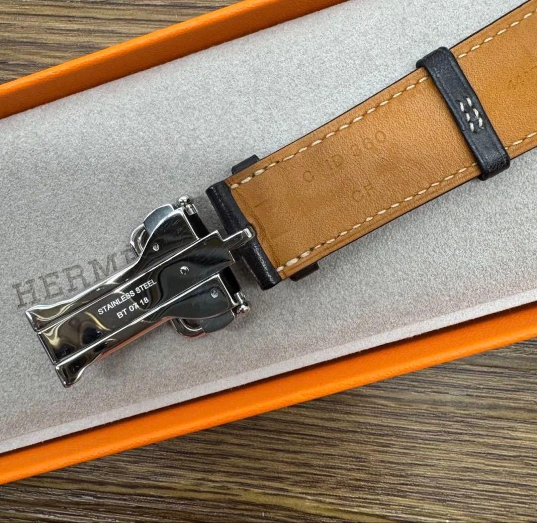 2248 Apple Watch エルメス　エベンヌ　ディプロイアントバックル