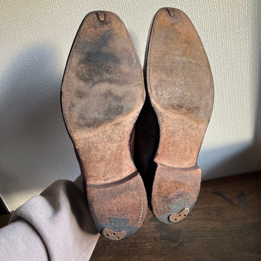 リ*ク様 ジョンロブ　9 1/2 ボーダー　JOHNLOBB BORDOR