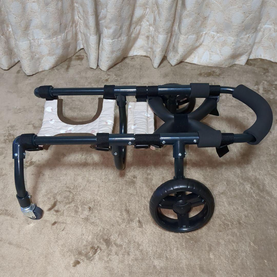 ワンちゃん4輪　リハビリ　食事補助　犬用車椅子　介護　M.ダックス等　犬の歩行器