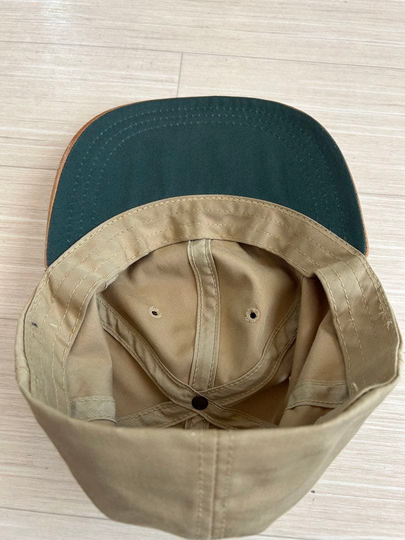 Polo by Ralph Lauren ロングビルキャップ　USA製　レザー