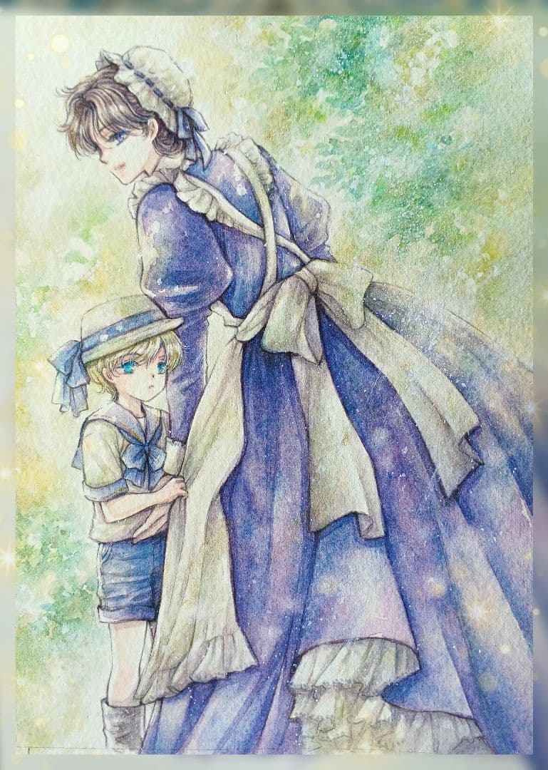 ◇金色の午後◇手描きイラスト