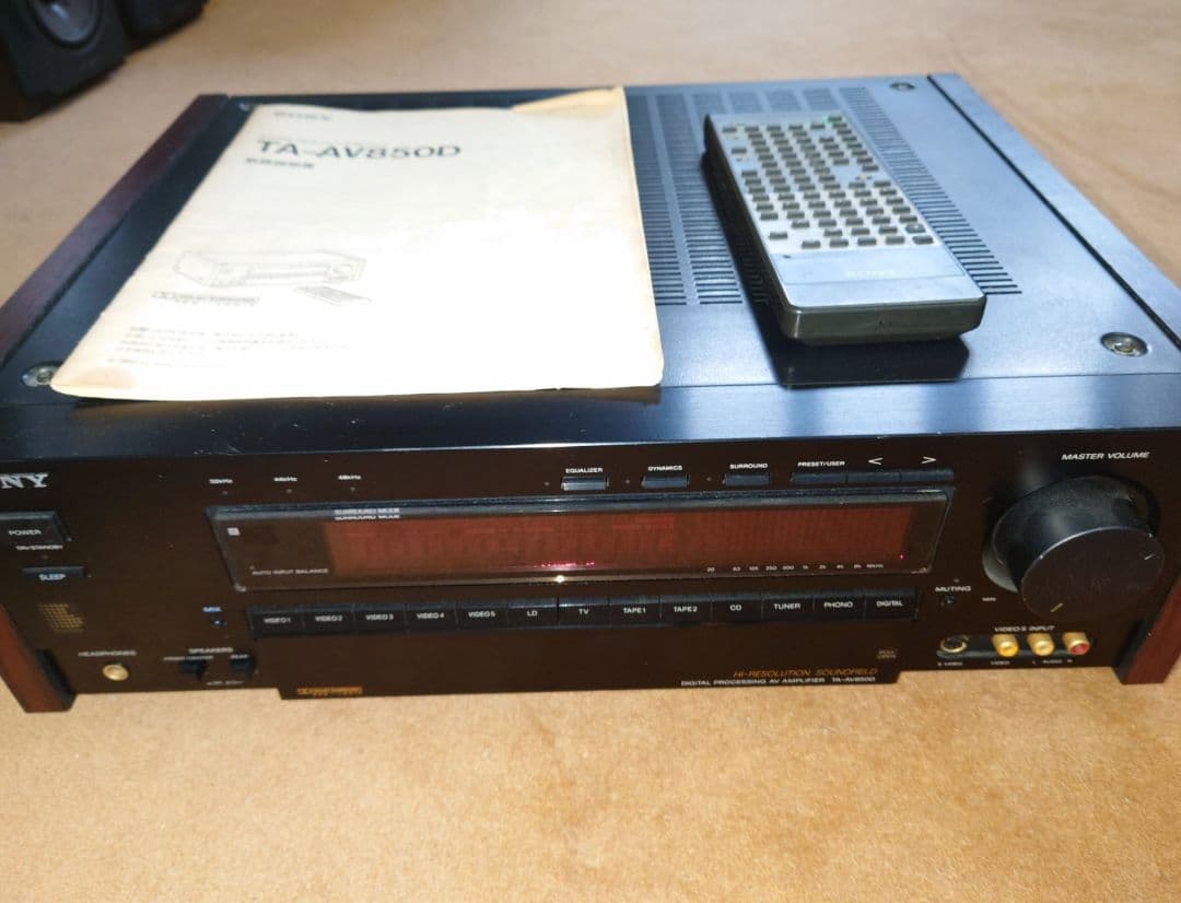 【週末値下げ】SONY AVアンプ TA-AV850D