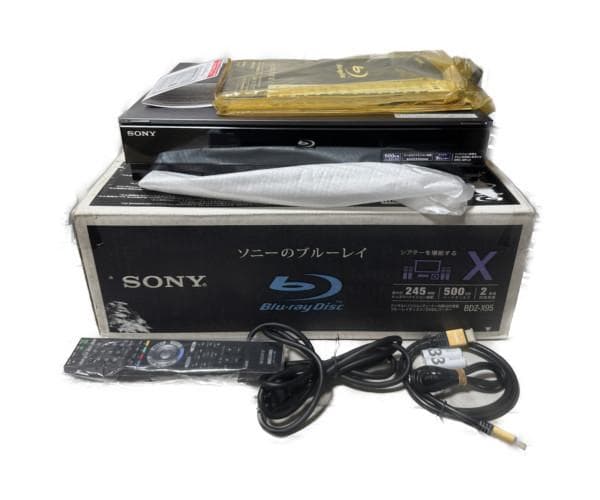 SONY 500GB 2チューナー ブルーレイレコーダー BDZ-X95