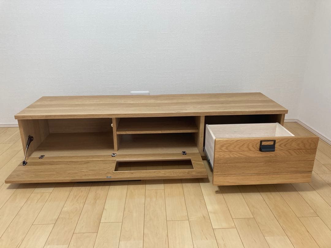 テレビ台　テレビボード　ナチュラル　シンプル　幅162.5センチ