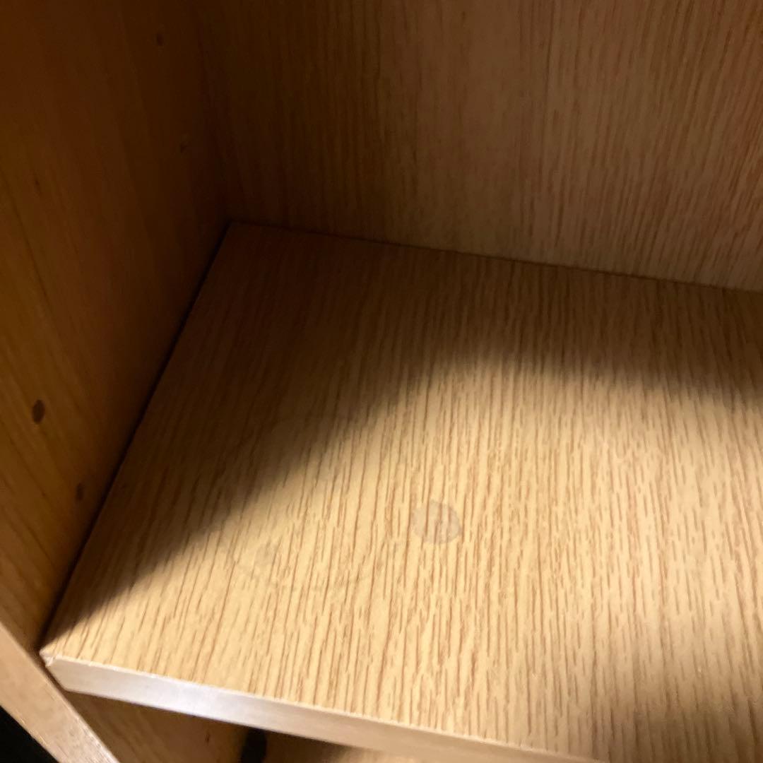 廃盤　無地良品 コーナー型本棚 7段