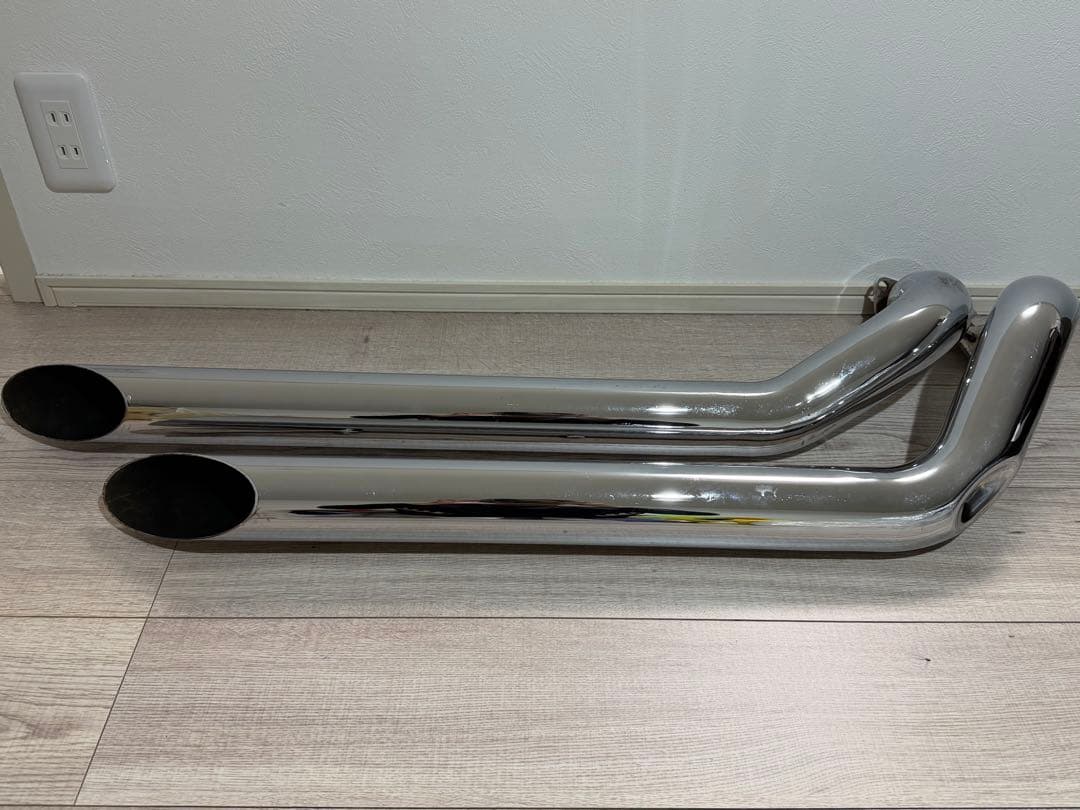 イージーライダース製 ドラッグスター400 ファットドラッグマフラー70Φ