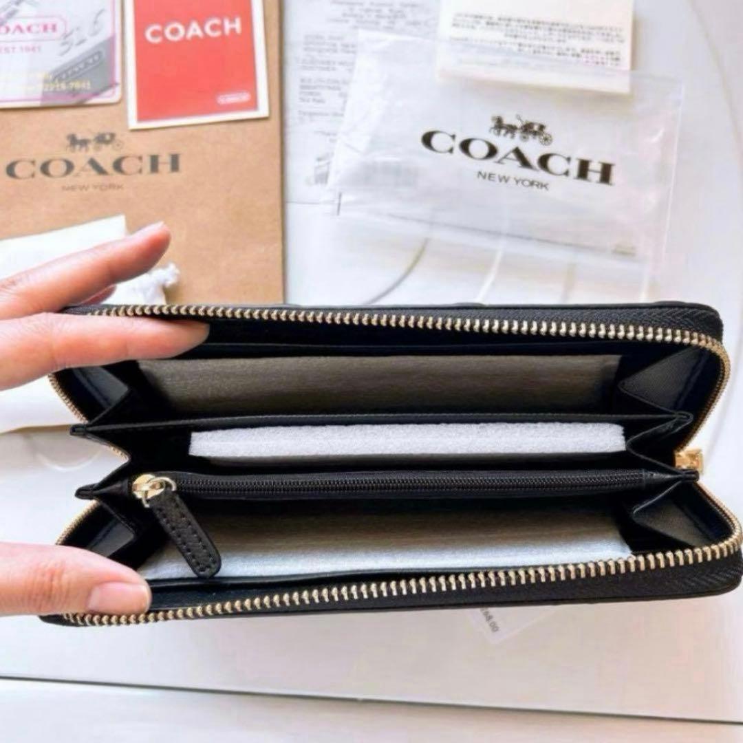 ✨新品未使用✨COACH 長財布　ブラック　レザー