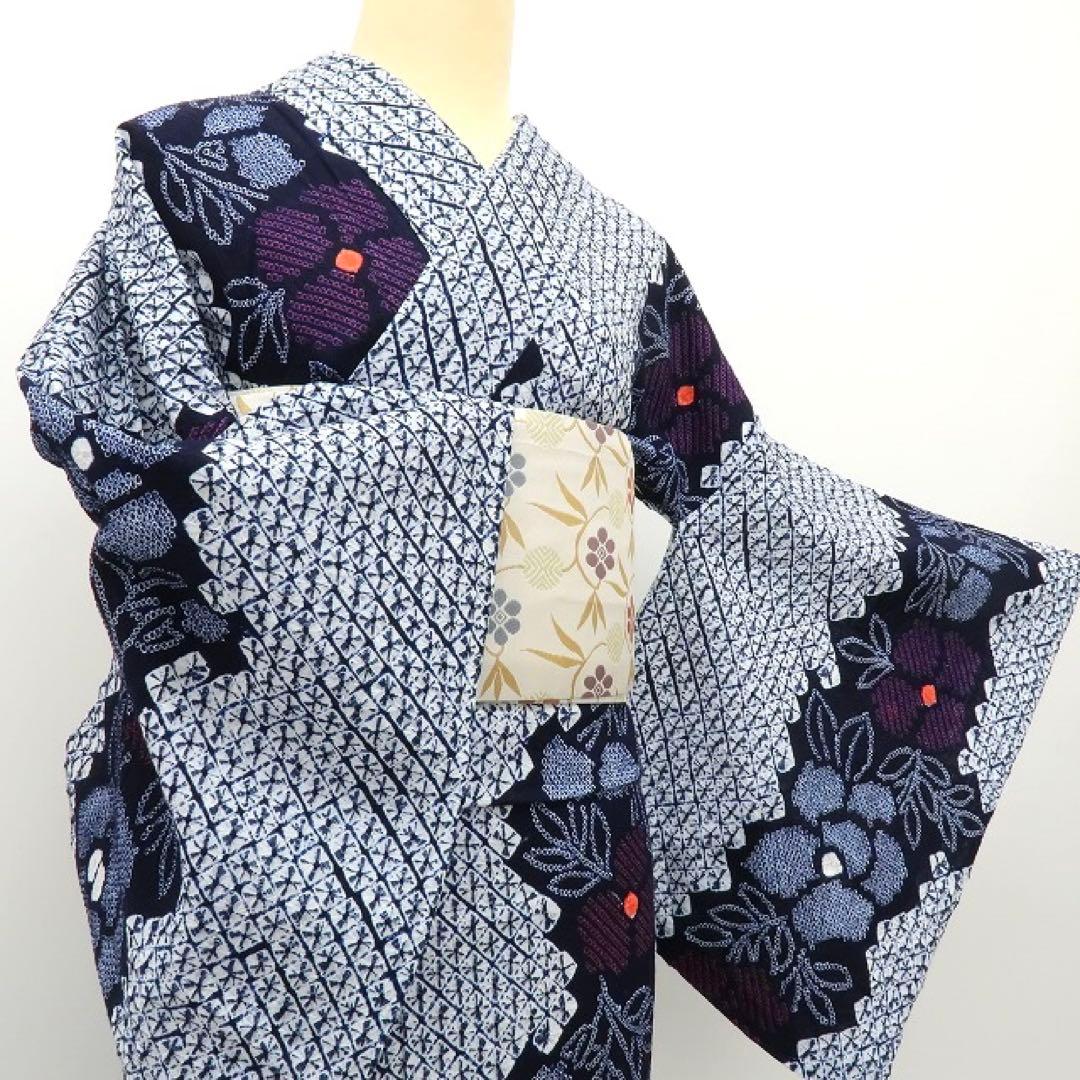 ★BB SHOP★✺2点おまとめ 有松浴衣 ・半幅小袋帯