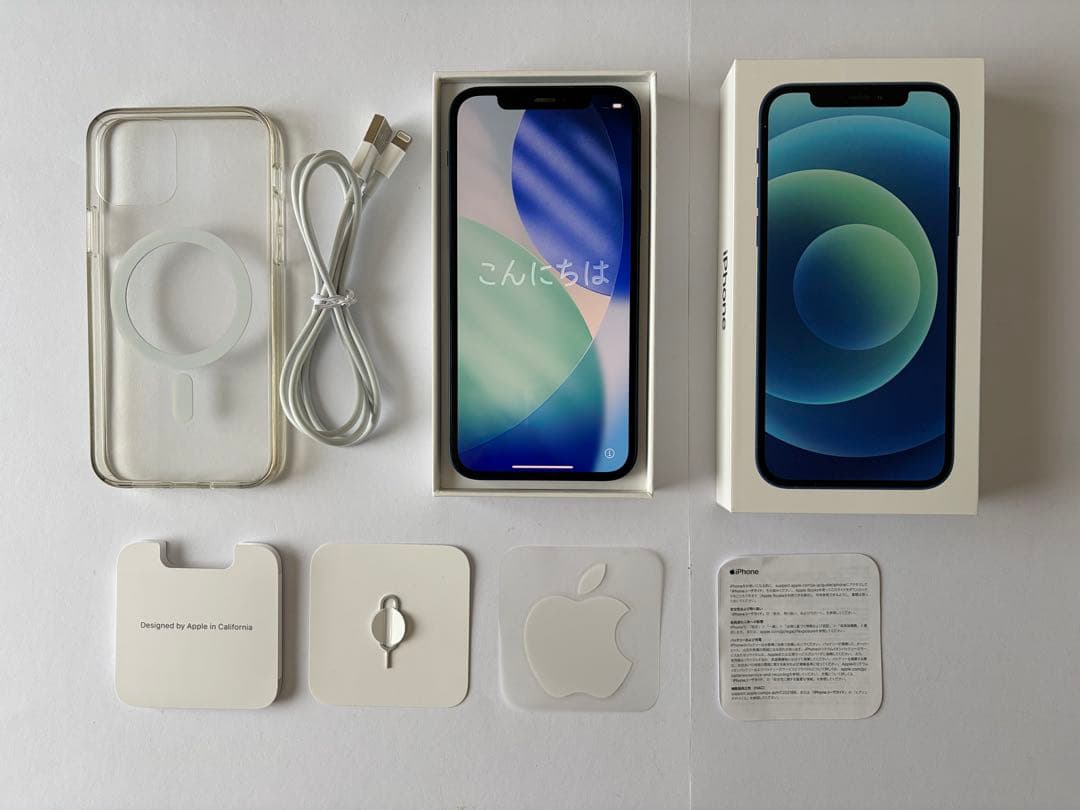 【最大容量87％‼】iPhone 12 256GB ブルー SIMフリー(^^♪