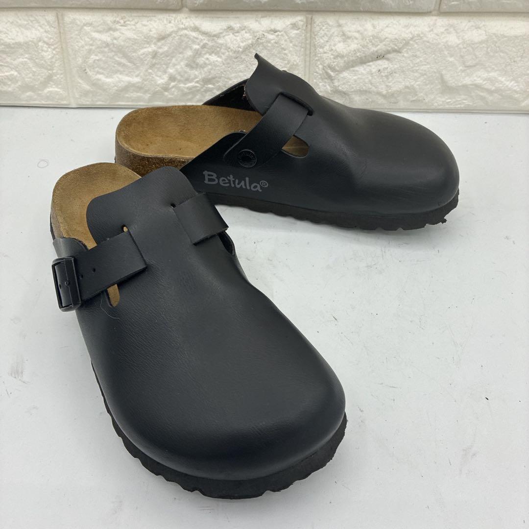 【極美品】ビルケンシュトック ボストン ベチュラ 23 サボサンダル ブラック