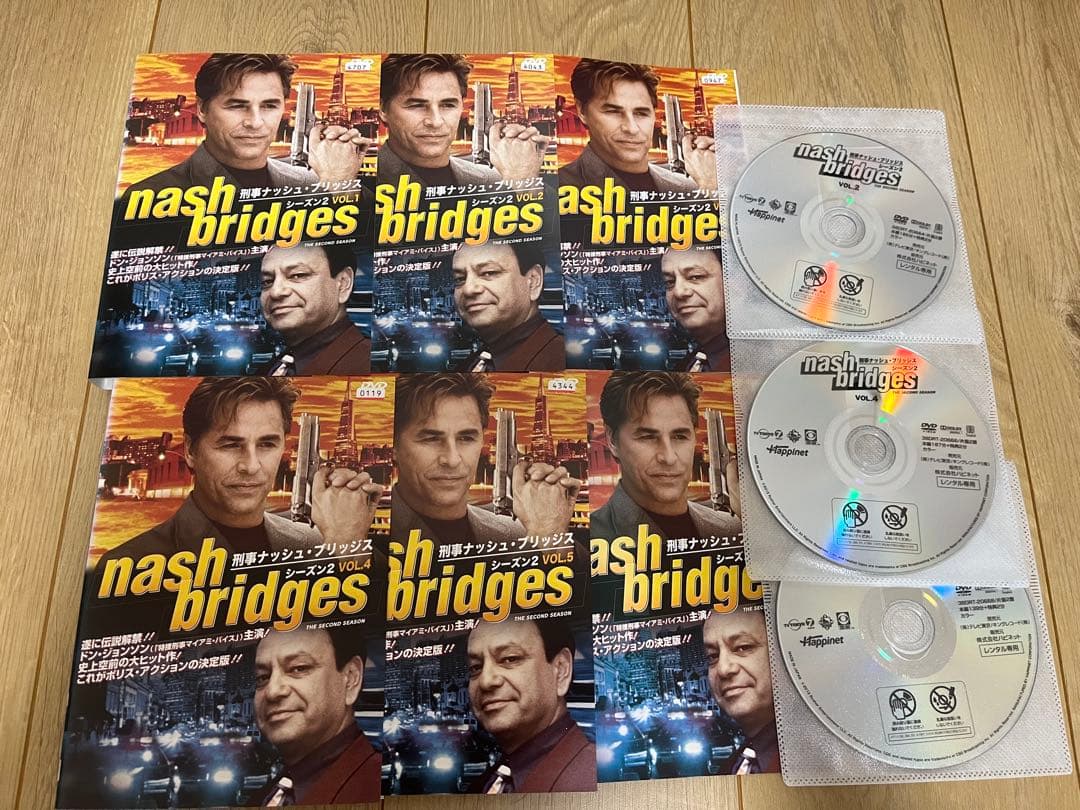海外ドラマ　刑事ナッシュ・ブリッジス　シーズン2 レンタル落ちDVD 全巻