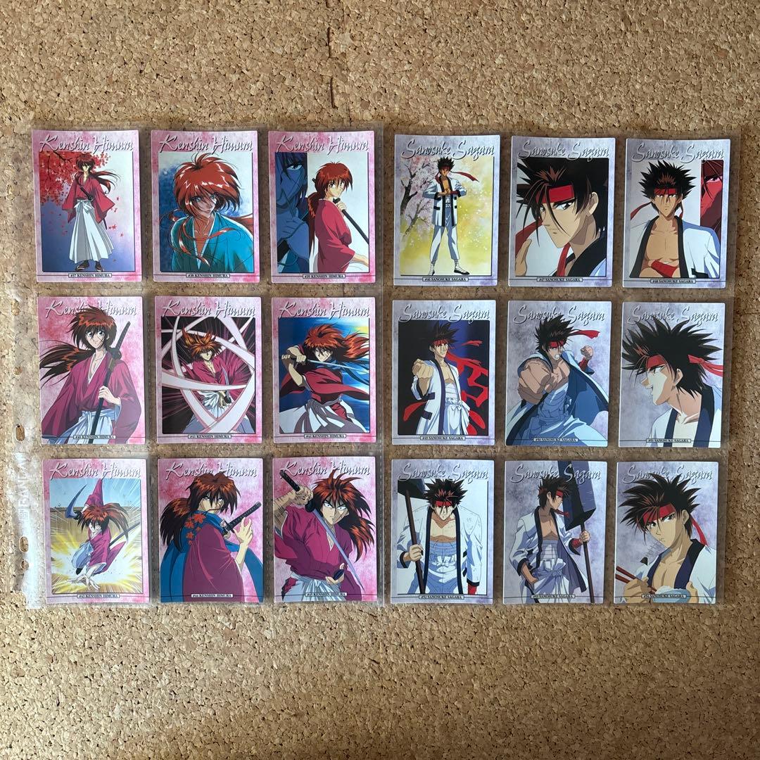 るろうに剣心　カードダス　初版　ノーマコンプ　SP5枚　付録3枚　全188枚