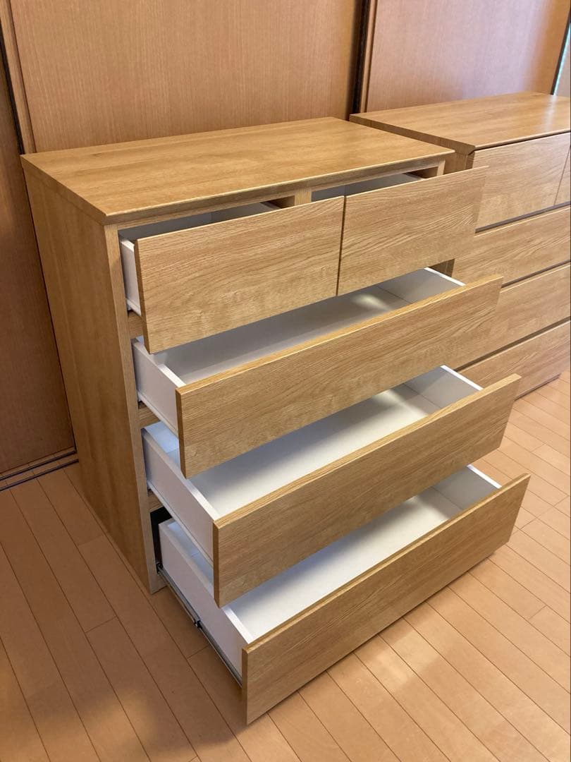 【ニトリ】4段チェスト（1セット）その1