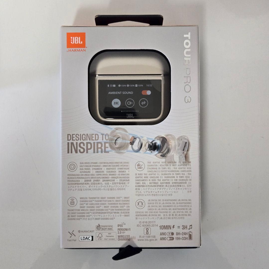 【新品・未使用】JBL Tour Pro 3 ラテ