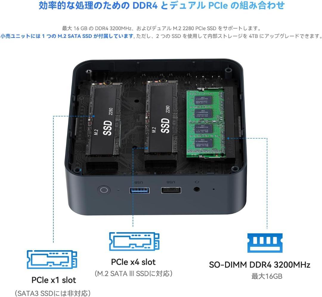 新品　TRIGKEY ミニコンピュータ N150