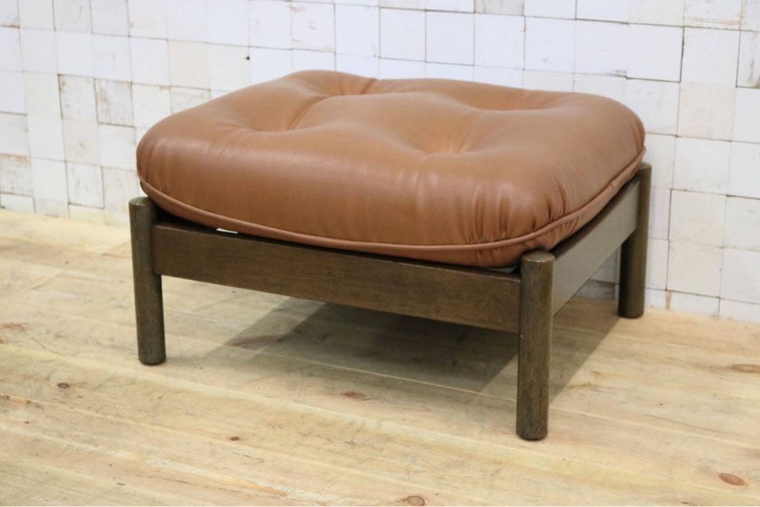 GMIO43◯maruni / 孔雀マルニ オットマン フットスツール 足置き