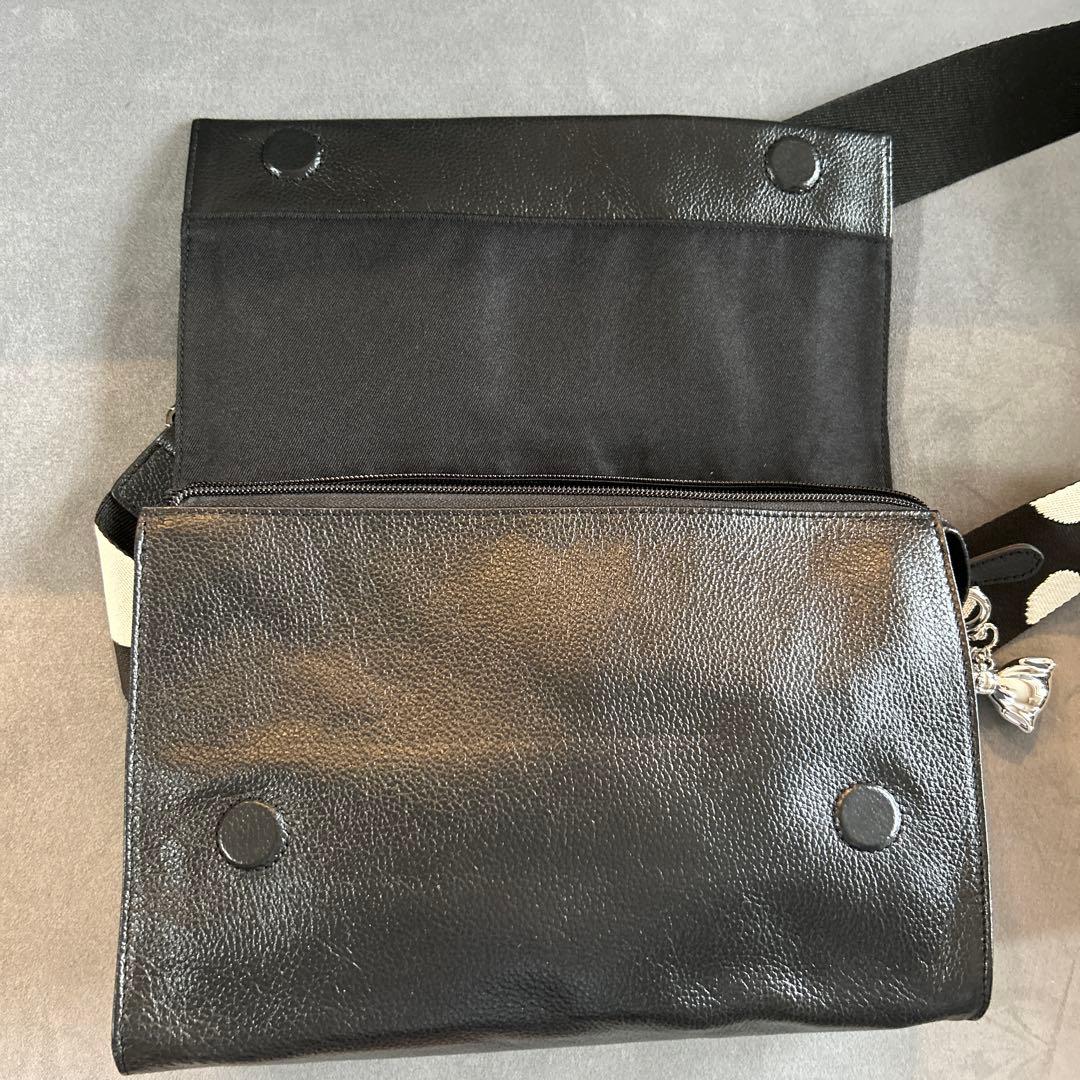 美品　ear PAPILLONNER ワイドテープショルダーバッグ/ボディバッグ