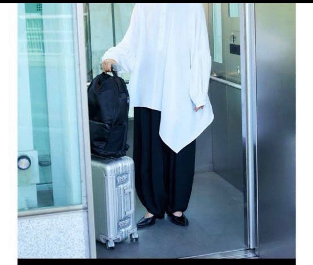 エンフォルド　ENFOLD　ELASTIC HAREM PANTS