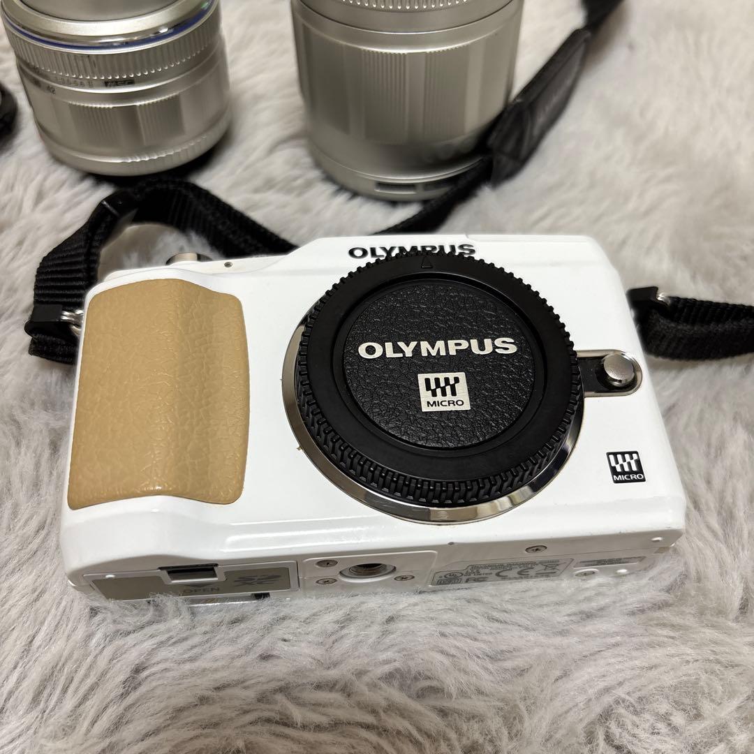 動作確認済⭐︎ OLYMPUS E-PL2 ミラーレスカメラ ホワイト オリンパス