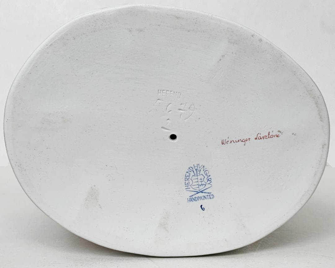 のり様用 ヘレンド 大型35cm人形　フィギュリン マスターぺインター作品