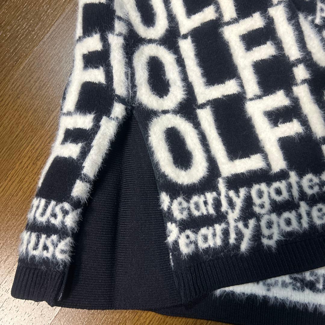 ★PEARLY GATES GOＬF柄ジャガードニットセットアップ　【2】