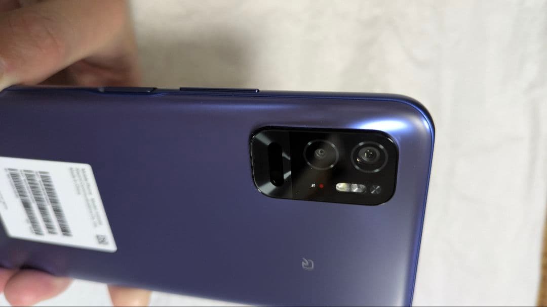 カマグラ【超美品】Redmi Note 10T 本体　カバー付