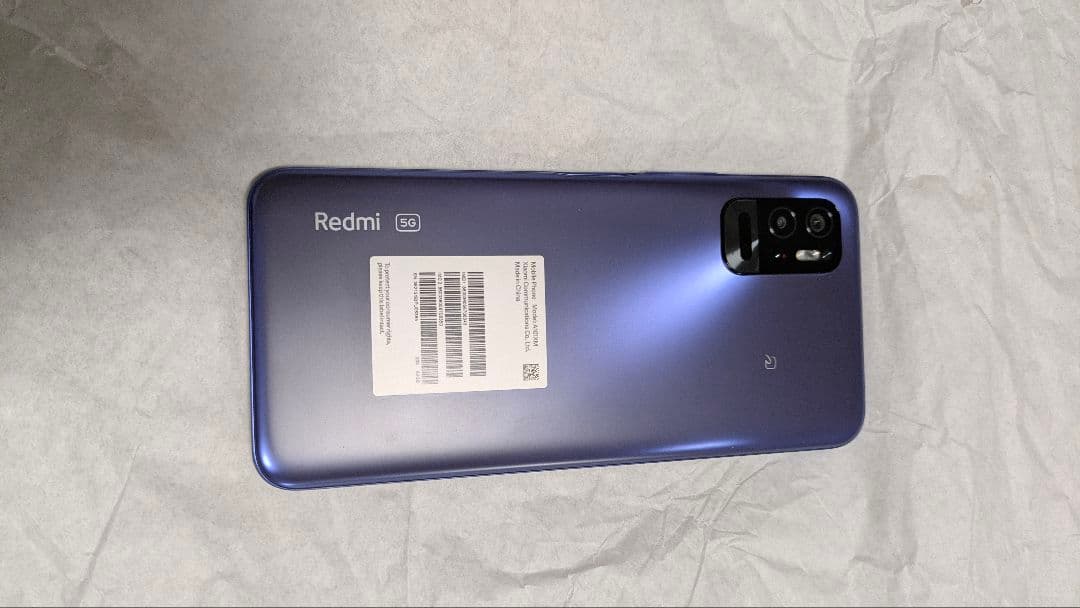 カマグラ【超美品】Redmi Note 10T 本体　カバー付