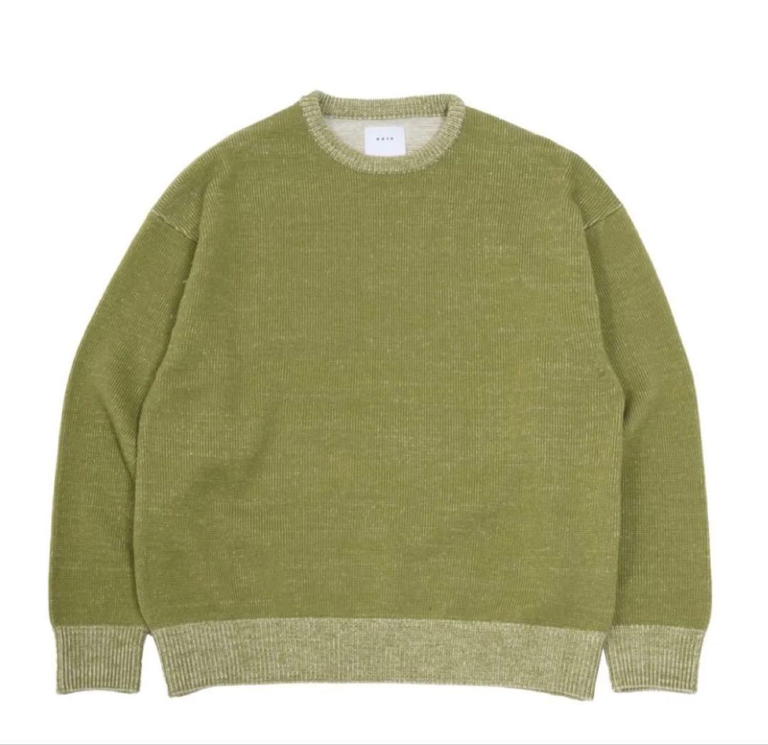 KAJA PLATING CREW KNIT OVY Mサイズ