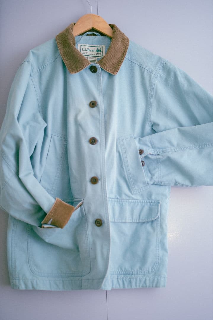 L.L.Bean ライトブルー カバーオール M
