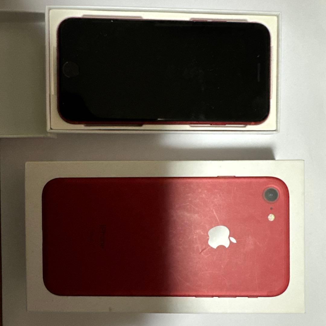 ほぼ新品 iPhone 8、256GB、product red