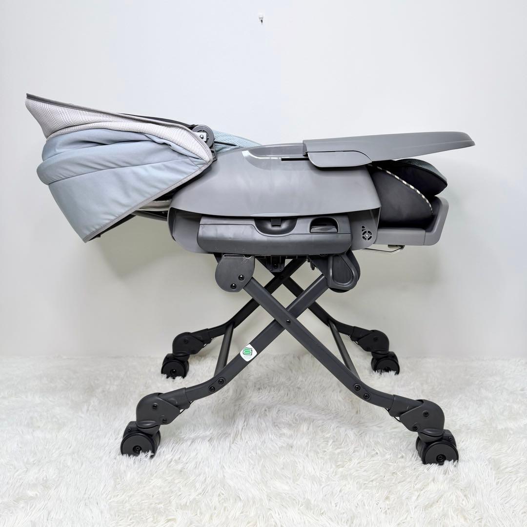 美品 Combi ネムリラ +L ハイローチェア 手動 おやすみドーム