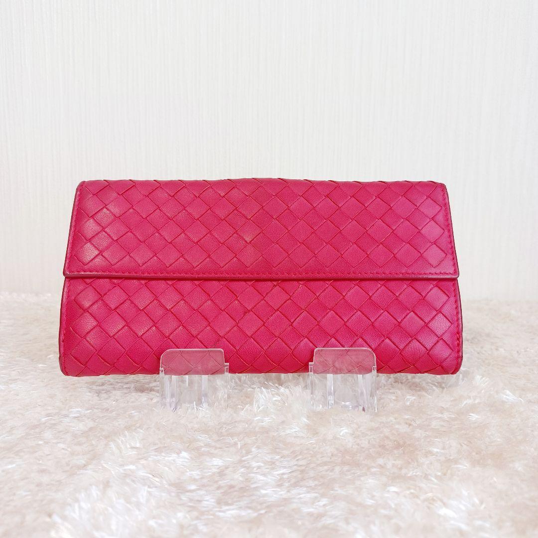 ✨極美品✨BOTTEGAVENETA　ボッテガヴェネタ　イントレチャート　ピンク