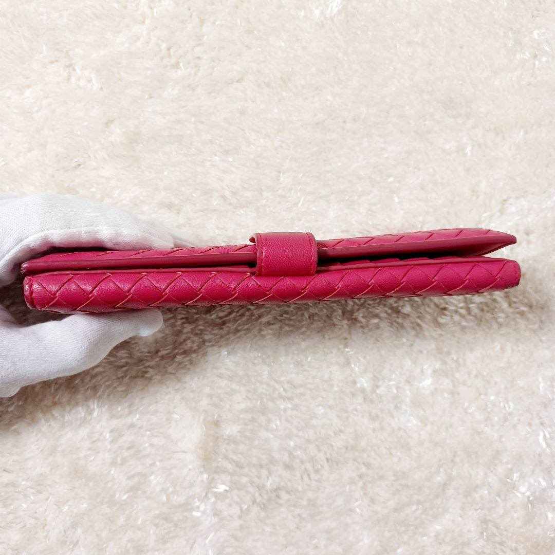 ✨極美品✨BOTTEGAVENETA　ボッテガヴェネタ　イントレチャート　ピンク