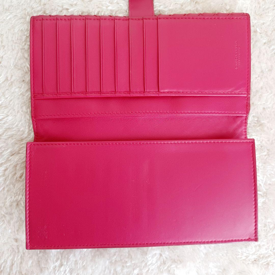 ✨極美品✨BOTTEGAVENETA　ボッテガヴェネタ　イントレチャート　ピンク