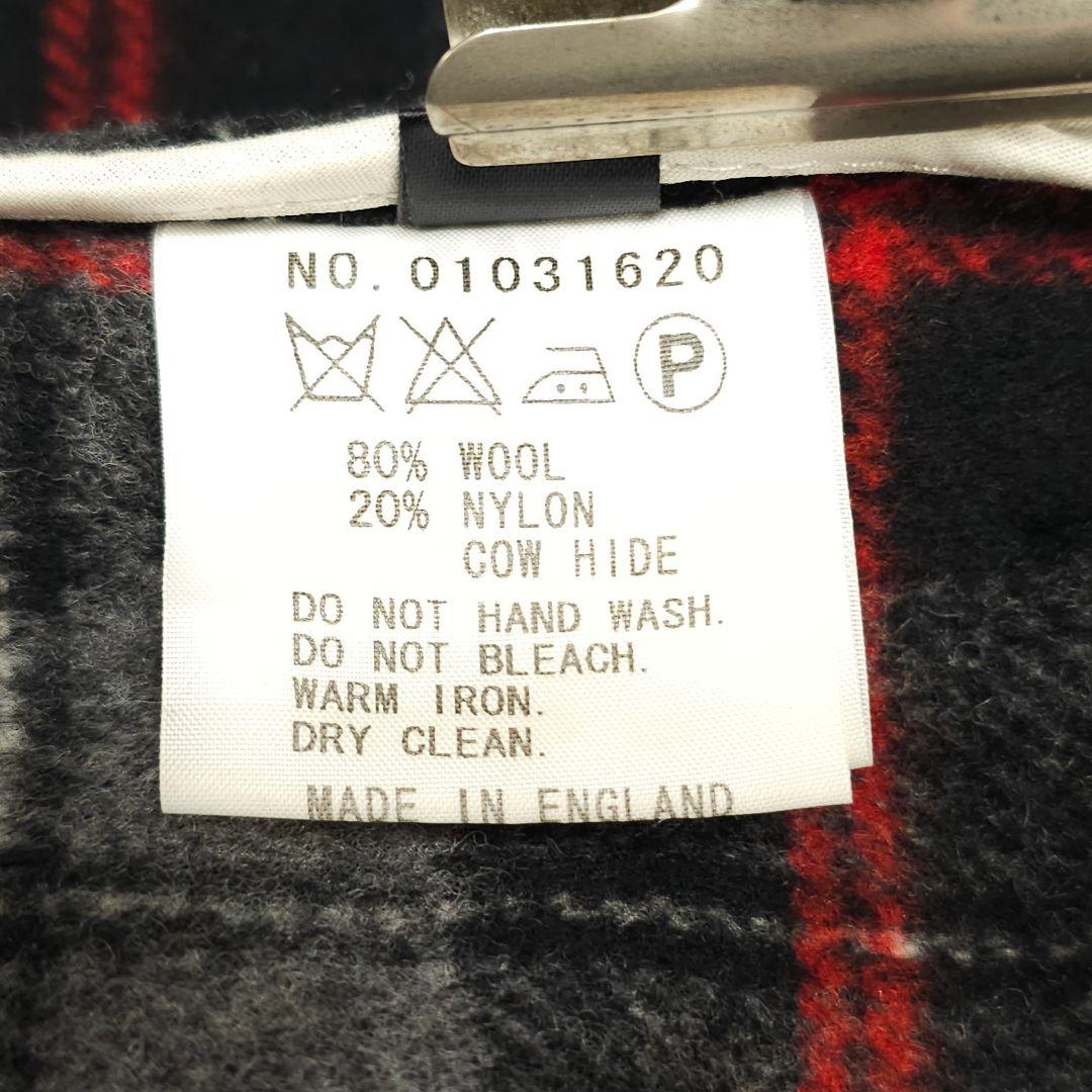 美品！英国製グローバーオールFACTOTUM別注ウールショートダッフルコートM黒