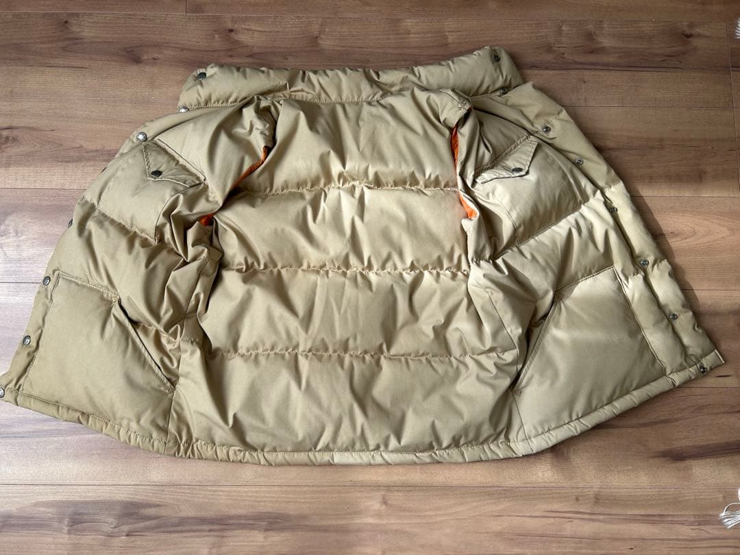 THE NORTH FACE 80s茶タグ ダウンベスト Mサイズ　USA製