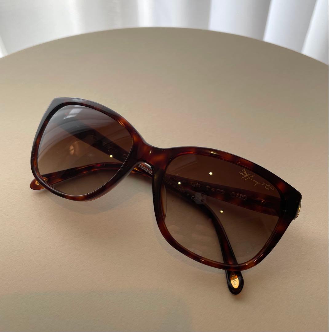 ブラウン べっこう サングラス ティファニー Tiffany