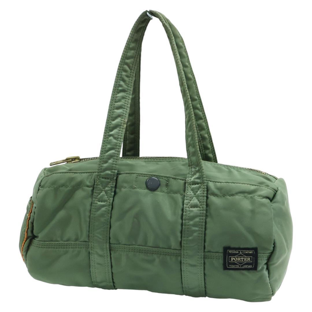極美品 PORTER ポーター タンカー ミニボストン ダッフルバッグ グリーン