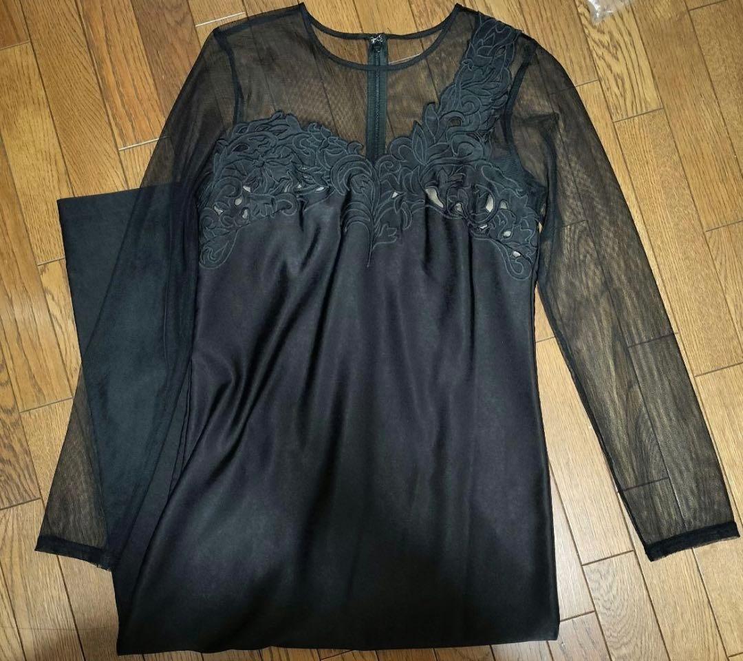ワンピース Ameri vintage UND RENEE CUTWORK DRESS